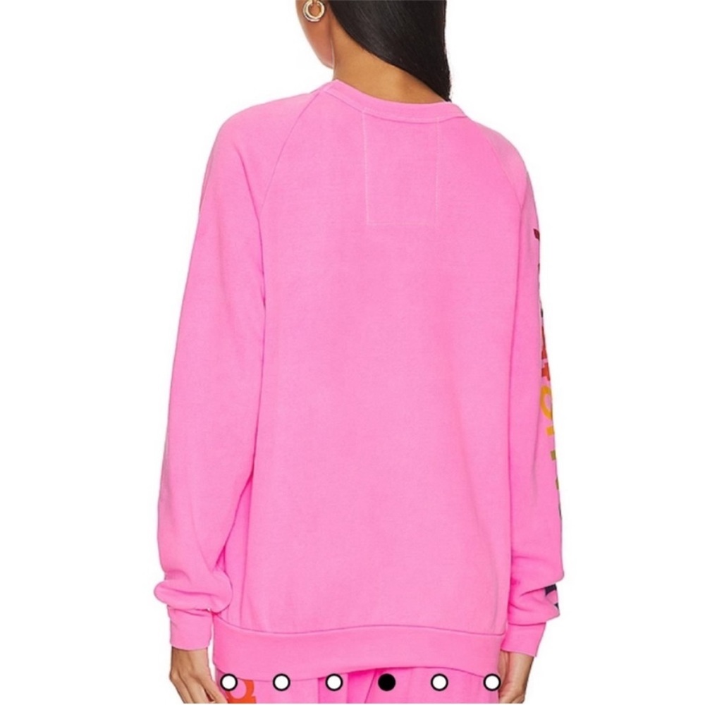 NWT Aviator Nation crew logo pink sweatshirt in Pink - Medium - Picture 5 of 11